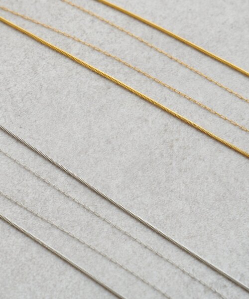 SHENERY（シーナリー）の「ツインラインネックレス（ネックレス・レディース・シルバー/ゴールド・FREE）」の3枚目の写真