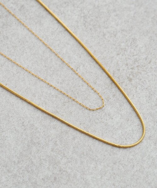 SHENERY（シーナリー）の「ツインラインネックレス（ネックレス・レディース・シルバー/ゴールド・FREE）」の4枚目の写真