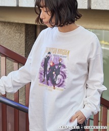 呪術廻戦（ジュジュツカイセン）の「【呪術廻戦】別注 ピグメント加工 オーバーサイズ プリント 長袖 Tシャツ（Tシャツ/カットソー）」