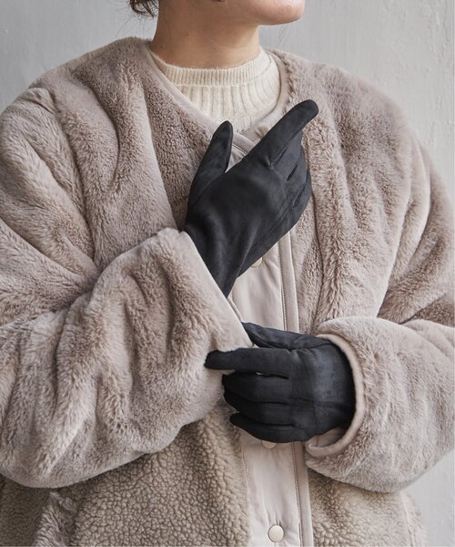 LBC（エルビーシー）の「ラメニット3wayグローブ（手袋・レディース・グレー/ブラック・FREE）」の5枚目の写真