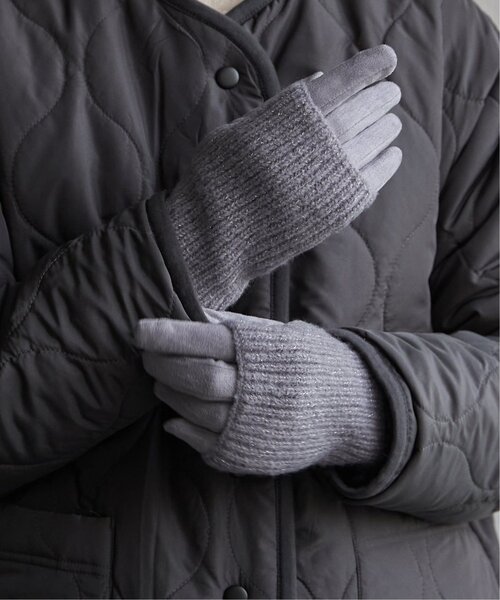 LBC（エルビーシー）の「ラメニット3wayグローブ（手袋・レディース・グレー/ブラック・FREE）」の8枚目の写真