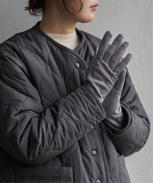 LBC（エルビーシー）の「ラメニット3wayグローブ（手袋・レディース・グレー/ブラック・FREE）」の9枚目の写真