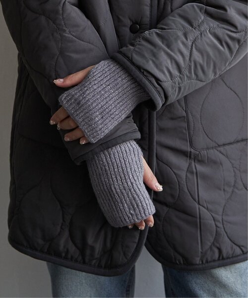 LBC（エルビーシー）の「ラメニット3wayグローブ（手袋・レディース・グレー/ブラック・FREE）」の10枚目の写真