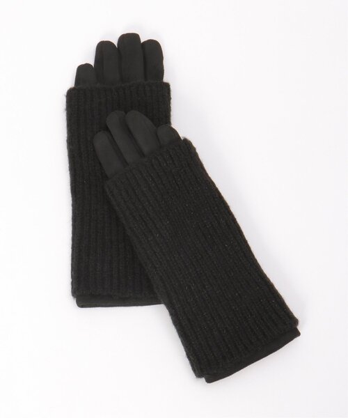 LBC（エルビーシー）の「ラメニット3wayグローブ（手袋・レディース・グレー/ブラック・FREE）」の12枚目の写真