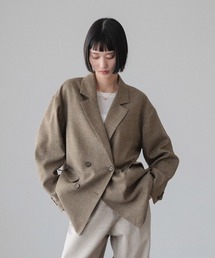 LOWRYS FARM | メランジツイルジャケット　589176(テーラードジャケット)