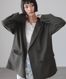 LOWRYS FARM | メランジツイルジャケット　589176(テーラードジャケット)