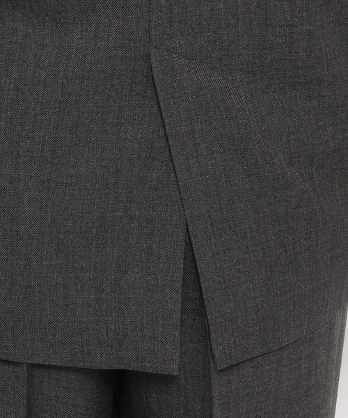 LOWRYS FARM(ローリーズファーム)の「メランジツイルジャケット 589176(テーラードジャケット・レディース・グレー/チャコールグレー/ブラウン/ネイビー・FREE)」の15枚目の写真