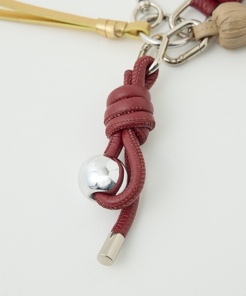 collex（コレックス）の「【別注】リップケース付レザーチャーム（財布・レディース・ボルドー/ブラック/カーキ・フリー）」の11枚目の写真