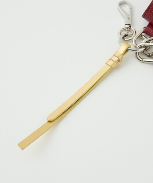 collex（コレックス）の「【別注】リップケース付レザーチャーム（財布・レディース・ボルドー/ブラック/カーキ・フリー）」の12枚目の写真