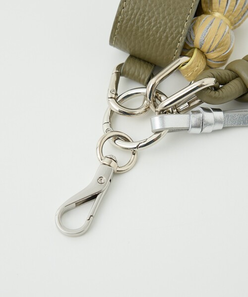 collex（コレックス）の「【別注】リップケース付レザーチャーム（財布・レディース・ボルドー/ブラック/カーキ・フリー）」の20枚目の写真