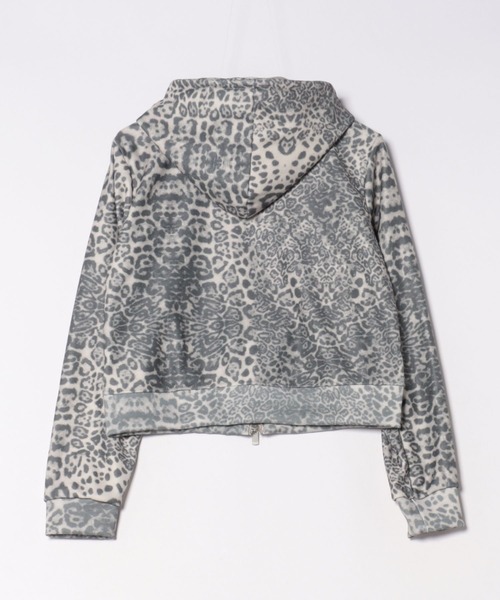 セール】ヒョウ柄ジップアップパーカー（パーカー）｜ViViDAY