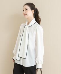 URBAN RESEARCH ROSSO WOMEN | 『WEB/一部店舗限定』トリミングボウタイブラウス(シャツ/ブラウス)