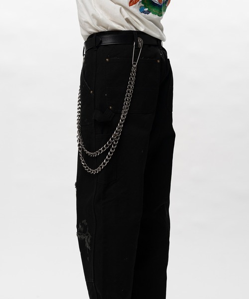 KAMIYA（カミヤ）の「"KMY"" Double Wallet Chain（ウォレットチェーン・メンズ・シルバー/ブラック・FREE）」の9枚目の写真