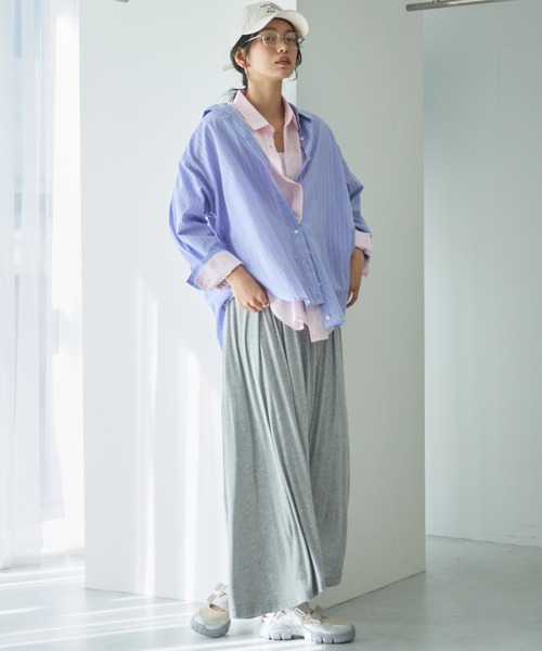 Doux archives（ドゥアルシーヴ）の「カットフレアスカート（スカート・レディース・ブラック/ベージュ/グレー・FREE）」の5枚目の写真