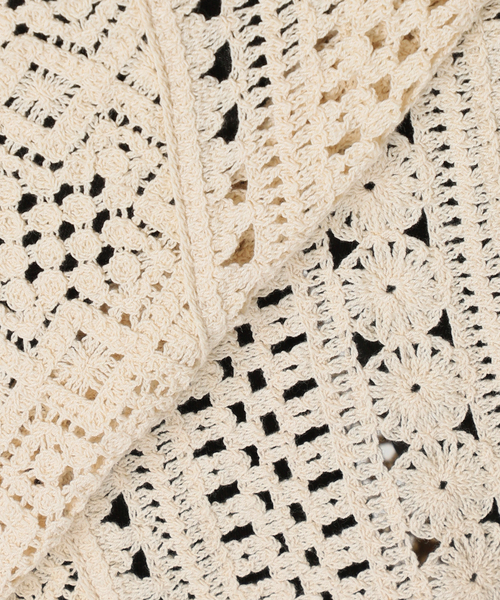 JOURNAL STANDARD relume（ジャーナルスタンダード　レリューム）の「クロシェレースラップスカート（スカート・レディース・ベージュ/ネイビー・FREE）」の17枚目の写真