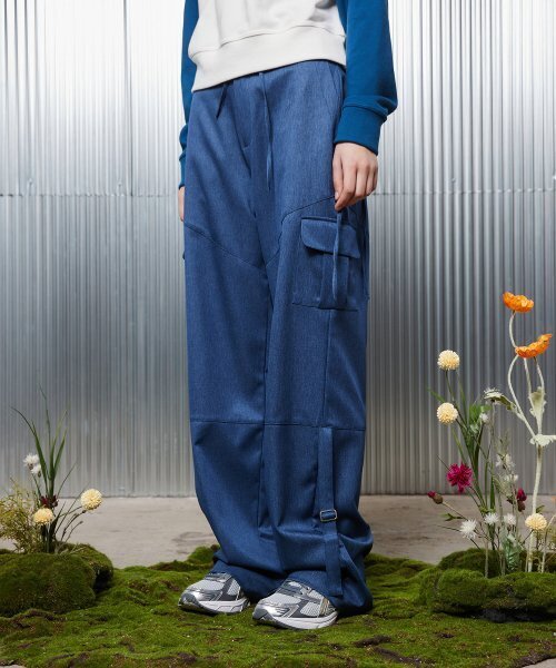 LARTIGENT(ラーティゼン)の「L2 RIBBON POCKET PANTS(BLUE)(その他パンツ・レディース・その他・FREE)」の4枚目の写真