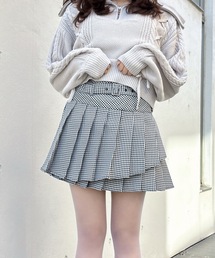 one way（ワンウェイ）の「ダブルプリーツスカート（スカート）」