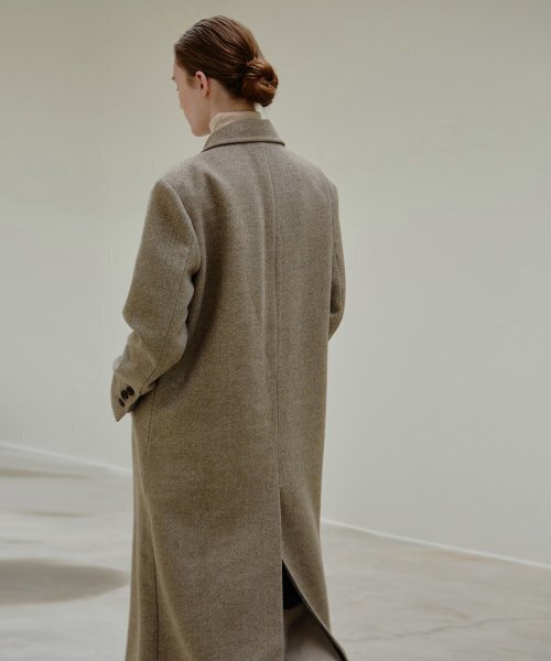 NICK&NICOLE(ニックアンドニコール)の「TAILORED DOUBLE COAT_LIGHT BROWN(チェスターコート・レディース・その他・FREE)」の4枚目の写真