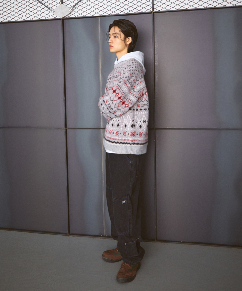 LMCの「CNTRST ST DOUBLE KNEE DENIM PANTS black(デニムパンツ・レディース・その他・S/M/L)」の14枚目の写真
