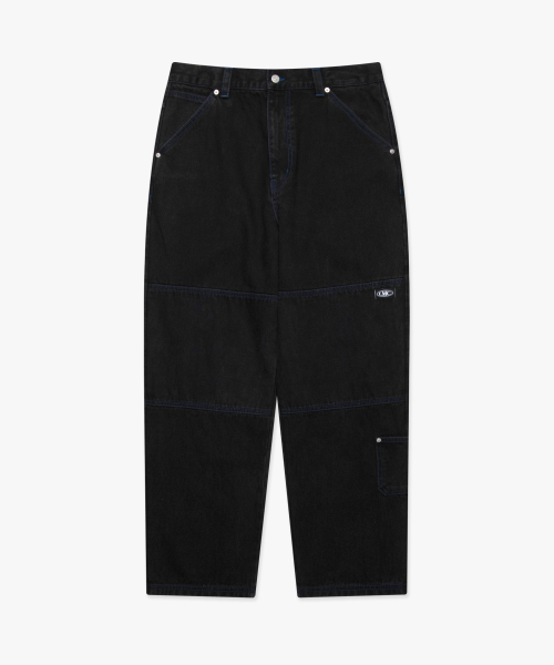 LMCの「CNTRST ST DOUBLE KNEE DENIM PANTS black(デニムパンツ・レディース・その他・S/M/L)」の11枚目の写真