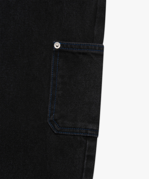 LMCの「CNTRST ST DOUBLE KNEE DENIM PANTS black(デニムパンツ・レディース・その他・S/M/L)」の8枚目の写真