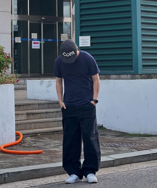 LMCの「CNTRST ST DOUBLE KNEE DENIM PANTS black(デニムパンツ・レディース・その他・S/M/L)」の16枚目の写真
