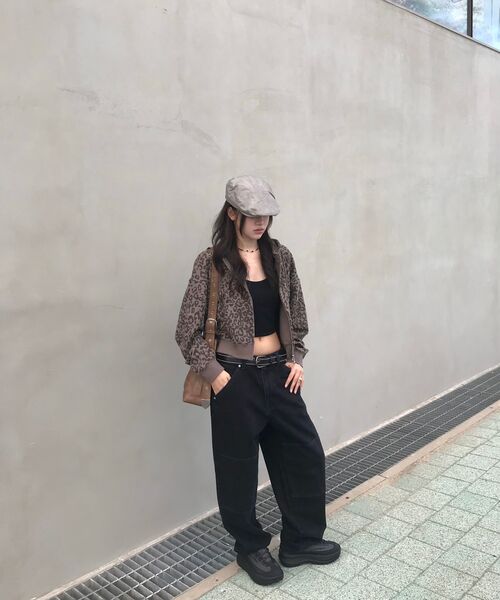 LMCの「CNTRST ST DOUBLE KNEE DENIM PANTS black(デニムパンツ・レディース・その他・S/M/L)」の19枚目の写真
