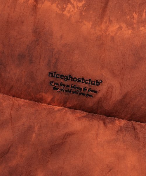 NICE GHOST CLUB(ナイスゴーストクラブ)の「DYED NYLON DOWN PUFFER_ORANGE(NG2DWUB900A)(ダウンジャケット/コート・レディース・その他・S/M/L)」の3枚目の写真