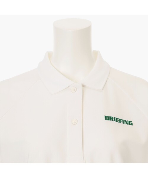 BRIEFING（ブリーフィング）の「【BRIEFING GOLF／ブリーフィングゴルフ】WOMEN’S EARTH POLO（リラックスフィット）（ポロシャツ・レディース・オリーブ/ホワイト/ブラック/レッド・M/S/L）」の7枚目の写真