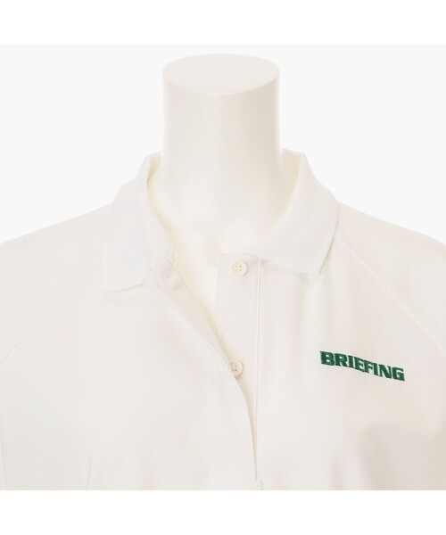 BRIEFING（ブリーフィング）の「【BRIEFING GOLF／ブリーフィングゴルフ】WOMEN’S EARTH POLO（リラックスフィット）（ポロシャツ・レディース・オリーブ/ホワイト/ブラック/レッド・M/S/L）」の8枚目の写真