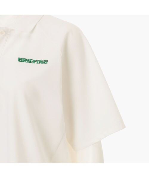BRIEFING（ブリーフィング）の「【BRIEFING GOLF／ブリーフィングゴルフ】WOMEN’S EARTH POLO（リラックスフィット）（ポロシャツ・レディース・オリーブ/ホワイト/ブラック/レッド・M/S/L）」の10枚目の写真