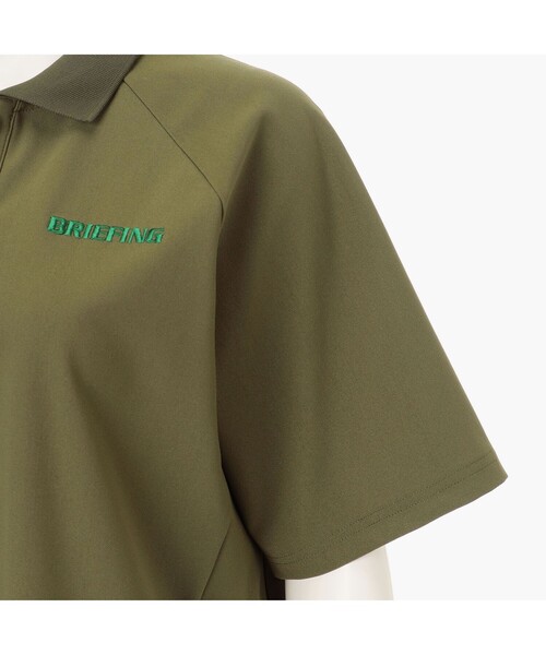 BRIEFING（ブリーフィング）の「【BRIEFING GOLF／ブリーフィングゴルフ】WOMEN’S EARTH POLO（リラックスフィット）（ポロシャツ・レディース・オリーブ/ホワイト/ブラック/レッド・M/S/L）」の19枚目の写真