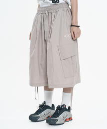 EASY NO EASY（イージーノーイージー）の「バルーンバミューダナイロンパンツ - グレー（スウェットパンツ）」