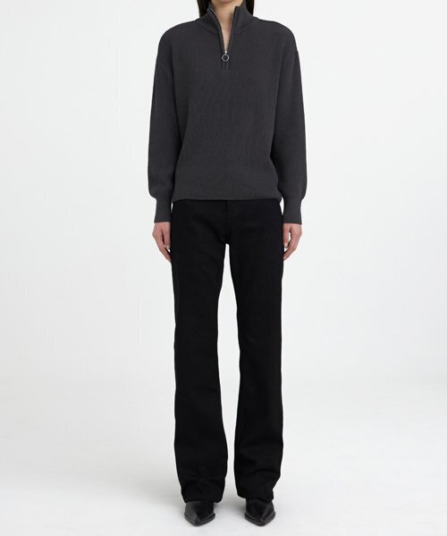 YOUTH（ユース）の「Womens Oversized Half-zip Knit（ニット/セーター・レディース・その他・ONE SIZE）」の2枚目の写真