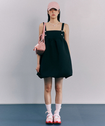 SIWEOL107（シウォル107）の「Quilt One-piece (Black)（ワンピース）」