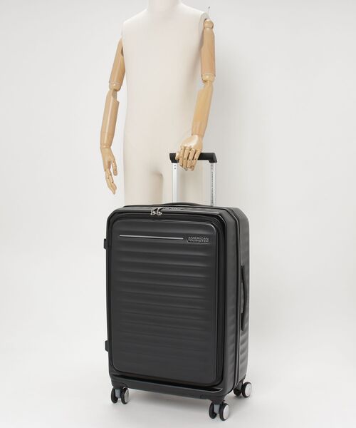 AMERICAN TOURISTER（アメリカンツーリスター）の「アメリカンツーリスター FRONTEC スピナー68/ 25エキスパンダーTSA OS V2 ブラック（スーツケース/キャリーバッグ・メンズ・ブラック・M）」の12枚目の写真