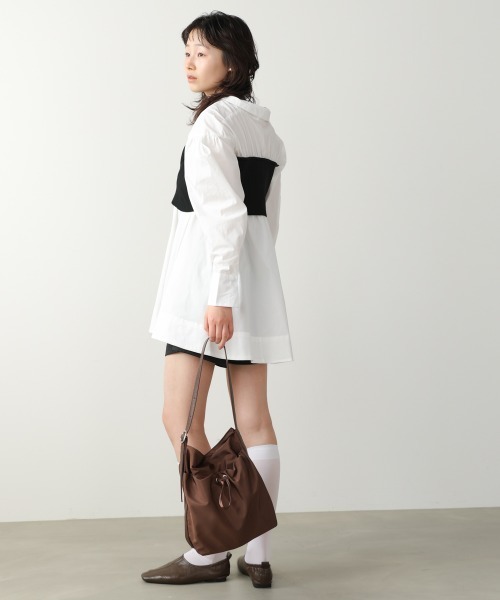 Bab(バブ)の「ワンショルダーバッグ(ショルダーバッグ・レディース・アイボリー/ブラック/ブラウン・ONESIZE)」の14枚目の写真