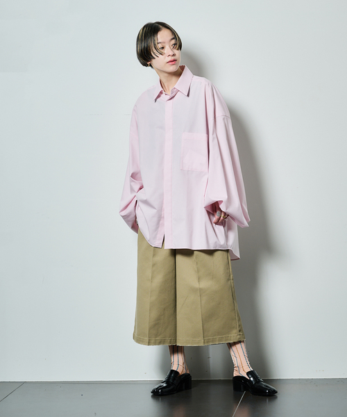 Dickies(ディッキーズ)の「Dickies 別注 HAKAMA Half パンツ(その他パンツ・レディース・ベージュ/ブラック/レッド・SMALL/MEDIUM)」の20枚目の写真