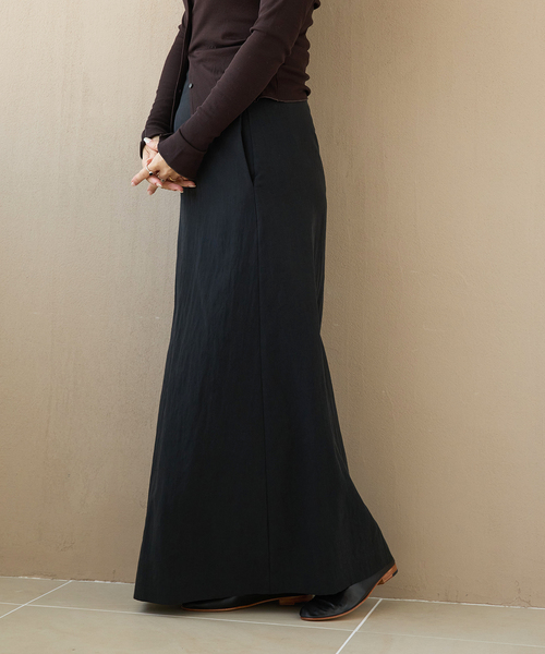 IENA LA BOUCLE（イエナラブークル）の「IENA LA BOUCLE Iラインスカート（スカート・レディース・グレー/ブラック・38/36/40）」の9枚目の写真
