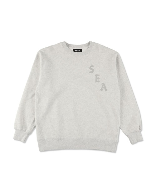 WIND AND SEA(ウィンダンシー)の「Vertical SEA Crewneck Sweatshirt(スウェット・レディース・ブラウン/アッシュ・MEDIUM/X-LARGE/LARGE)」の2枚目の写真