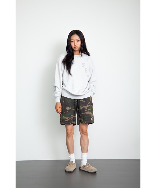 WIND AND SEA(ウィンダンシー)の「Vertical SEA Crewneck Sweatshirt(スウェット・レディース・ブラウン/アッシュ・MEDIUM/X-LARGE/LARGE)」の3枚目の写真