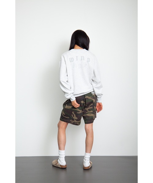 WIND AND SEA(ウィンダンシー)の「Vertical SEA Crewneck Sweatshirt(スウェット・レディース・ブラウン/アッシュ・MEDIUM/X-LARGE/LARGE)」の5枚目の写真