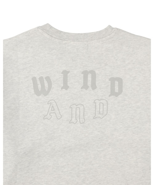 WIND AND SEA(ウィンダンシー)の「Vertical SEA Crewneck Sweatshirt(スウェット・レディース・ブラウン/アッシュ・MEDIUM/X-LARGE/LARGE)」の11枚目の写真