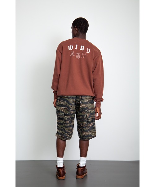 WIND AND SEA(ウィンダンシー)の「Vertical SEA Crewneck Sweatshirt(スウェット・レディース・ブラウン/アッシュ・MEDIUM/X-LARGE/LARGE)」の7枚目の写真
