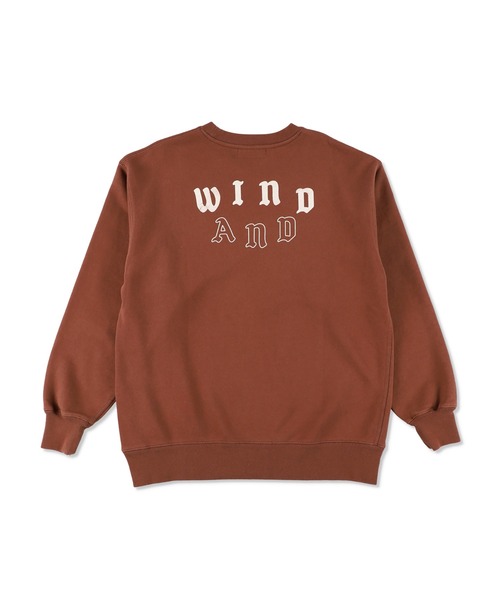 WIND AND SEA(ウィンダンシー)の「Vertical SEA Crewneck Sweatshirt(スウェット・レディース・ブラウン/アッシュ・MEDIUM/X-LARGE/LARGE)」の15枚目の写真
