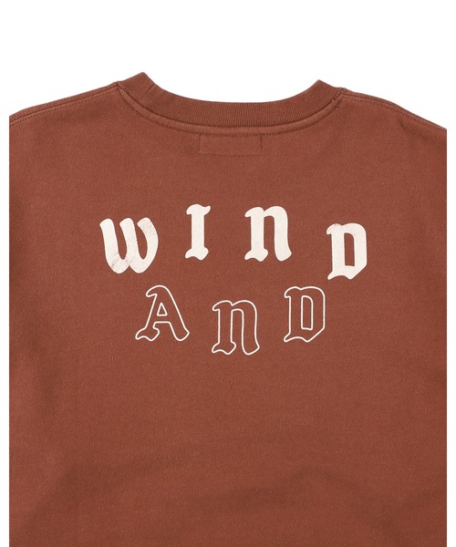 WIND AND SEA(ウィンダンシー)の「Vertical SEA Crewneck Sweatshirt(スウェット・レディース・ブラウン/アッシュ・MEDIUM/X-LARGE/LARGE)」の16枚目の写真