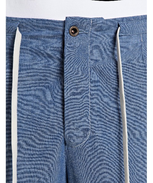 REPLAY(リプレイ)の「シャンブレーテーパードフィットパンツ(セットアップ)(その他パンツ・メンズ・ブルー・W28xL30/W34xL30/W32xL30/W30xL30)」の5枚目の写真