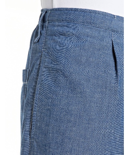 REPLAY(リプレイ)の「シャンブレーテーパードフィットパンツ(セットアップ)(その他パンツ・メンズ・ブルー・W28xL30/W34xL30/W32xL30/W30xL30)」の8枚目の写真