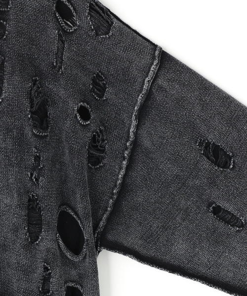 DANKE SCHON（ダンケシェーン）の「DankeSchon/ダンケシェーン/ACID WASH TENJIKU CARDIGAN（カーディガン/ボレロ・メンズ・ベージュ/ブラック・M/L）」の7枚目の写真