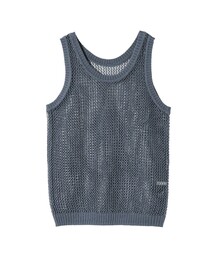MIDIUMISOLID for Ladies メッシュタンクプルオーバー